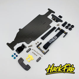 HackFab Vintage Modified Oval chassis conversion kit for Losi Mini-T 2.0