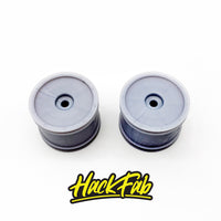 HackFab Slipstream Mini Wheel fits Losi Mini-T/B Rear (Silver) (2)