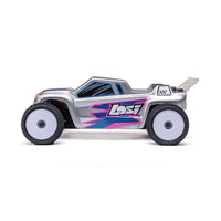 Losi 1/28 Micro-T 2S 2WD RTR Stadium Truck, Silver