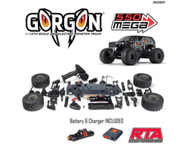 Arrma GORGON 4X2 MEGA 550 Brushed 1/10 Monster Truck Ready-To-Assemble Kit