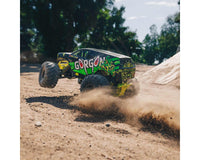 Arrma GORGON 4X2 MEGA 550 Brushed 1/10 Monster Truck RTR (Yellow)