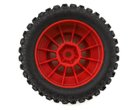 Arrma Mojave Grom dBoots 'Fortress' Pre-Mounted Tires (Red) (4)