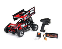 Losi 22S 1/10 Brushless 2WD RTR Sprint Car (Red) w/SLT2 2.4GHz Radio, Battery & Charger