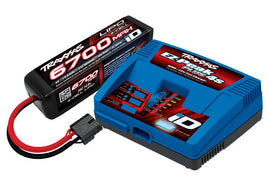 Traxxas EZ-Peak Plus 4S iD Charger Lipo Completer Pack (6700mAh iD LiPo battery)