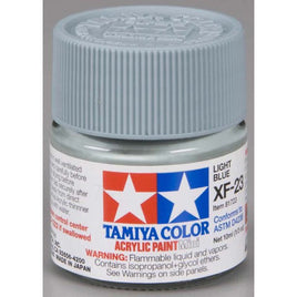 Tamiya XF-23 Flat Light Blue Acrylic Paint (10ml)