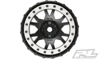 Pro-Line X-MAXX Impulse Pro-Loc Wheels (Black w/Stone Gray Rings) (2)