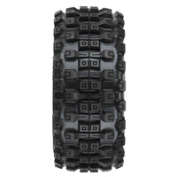 Pro-Line Badlands MX28 Belted 2.8" Pre-Mounted Truck Tires (2) (Black) (M2) w/Raid 6x30 Removable Hex Wheels