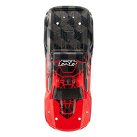 Arrma Painted Body with Decal Trim, Red: Granite 4x4 Mega