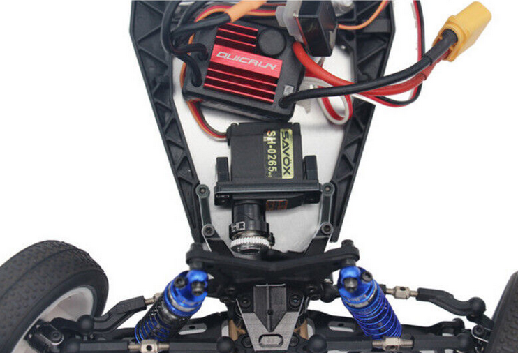 Hot Racing Servo Saver Servo Saver In Alluminio Hot Racing MTT48SHVX Per Savox - Per Losi Mini-T-B 2.0 Servo Saver Alluminio 21T - Foto 13