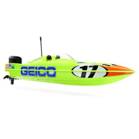 Pro Boat Miss GEICO 17" Power Boat Racer Self-Righting Deep-V RTR