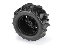 Pro-Line Dumont 2.8" Sand/Snow MTD Raid Black Wheels F/R