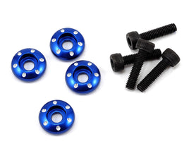 LaTrax Aluminum Wheel Nut Washer (Blue) (4)