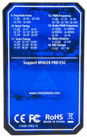 NHX RC Programming Card for Mini 28 Pro Brushless ESC