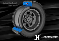 Traxxas Dirt Oval Gray Rear Wheels w/ Hoosier Tires & Molded Inserts(2)