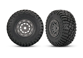 Traxxas Mini Slash 4x4 1.4" Gray Wheels w/ BFG Mud-Terrain Tires (2)