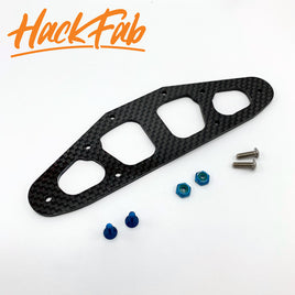 HackFab Late Model Front Bumper (Carbon) for Losi Mini-T 2.0 Oval Conversion