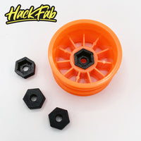 HackFab 8mm to 12mm hex adaptors for Losi Mini-T 2.0/B