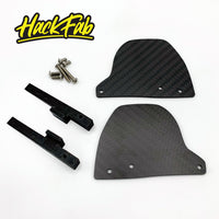 HackFab Carbon Fiber Mud Guards for Traxxas Maxx (Standard Width)