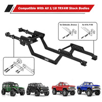 INJORA Universal LCG Chassis Kit for 1/18 TRX4M Upgrade (Aluminum)