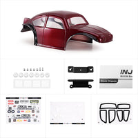 INJORA BUG30 Body with Magnetic Mount for 1/30 SCX30 (Burgundy)