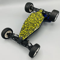 HackFab Sticker Bomb Chassis Skin for Losi Mini-B