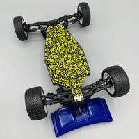 HackFab Sticker Bomb Chassis Skin for Losi Mini-B
