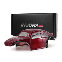 INJORA BUG30 Body with Magnetic Mount for 1/30 SCX30 (Burgundy)