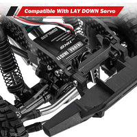 INJORA Universal LCG Chassis Kit for 1/18 TRX4M Upgrade (Carbon Fiber)