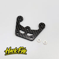 HackFab Carbon Fiber Bellcrank Brace for Team Associated Reflex 14R/14MT