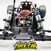 HackFab Carbon Fiber WIDE front shock tower for Losi Mini JRX2 (2.5mm)