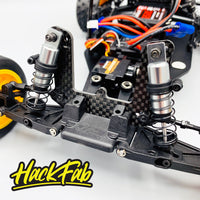 HackFab Carbon Fiber WIDE front shock tower for Losi Mini JRX2 (2.5mm)