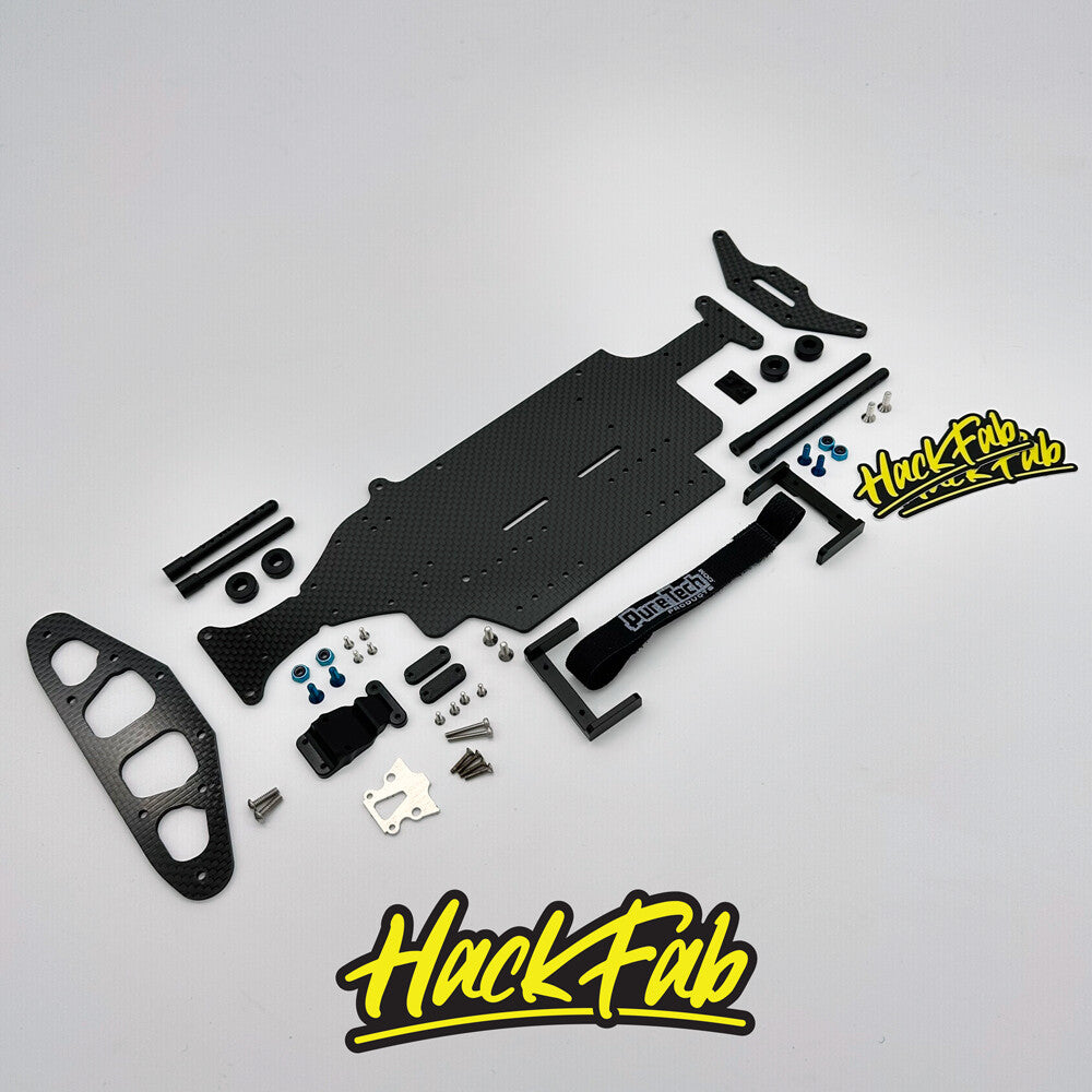 HackFab Late Model Oval chassis conversion V2.2 for Losi Mini-T