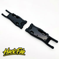 HackFab Carbon Fiber Front Arm Inserts for Traxxas Sledge