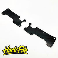 HackFab Carbon Fiber Rear Arm Inserts for Traxxas Sledge