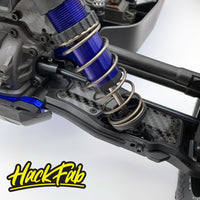 HackFab Carbon Fiber Front Arm Inserts for Traxxas Sledge