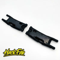 HackFab Carbon Fiber Rear Arm Inserts for Traxxas Sledge