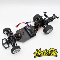 HackFab Mini Drag 225/239 Carbon Chassis Conversion For Losi Mini Drag Chevelle