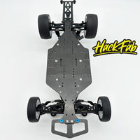 HackFab Mini Drag 225/239 Carbon Chassis Conversion For Losi Mini Drag Chevelle