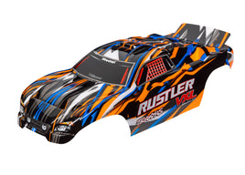 Traxxas Rustler VXL Body - Orange/Blue