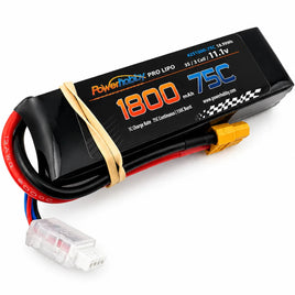 Powerhobby 3S 11.1V 1800mah 75C Lipo Battery w XT60 Plug