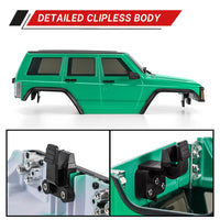 INJORA Cherokee Body for 155mm 1/18 TRX4M Bronco Defender (Green)