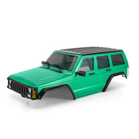 INJORA Cherokee Body for 155mm 1/18 TRX4M Bronco Defender (Green)