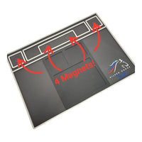 Silver Horse RC Pit Mat V2! Includes nesting high heat solder mat! (Blue)