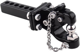 INJORA 1/10 Scale RC Accessories Tow Hook Drop Hitch Receiver,for RC Crawler TRX4 Axial SCX10 90046 (Without Ball Buckle)