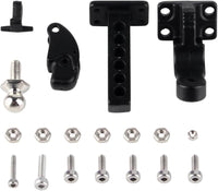 INJORA 1/10 Scale RC Accessories Tow Hook Drop Hitch Receiver,for RC Crawler TRX4 Axial SCX10 90046 (Without Ball Buckle)