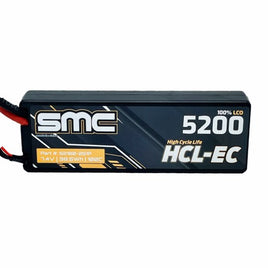 SMC 2S Lipo HCL-EC 7.4V 5200mAh 100C wired hardcase (XT60)