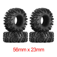 INJORA 1.0" Swamp Claw M/T Tires (56mm) (4)