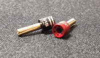 DAS Speed 24K Low Profile 2mm Lipo Plugs & +/- tabs (1 pair)