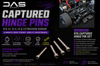 DAS Speed RTA Captured Hinge Pin Set