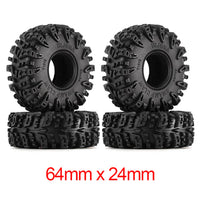 INJORA 1.0" Swamp Claw M/T Tires (64mm) (4)